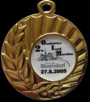 Finisher Medaille 2. Osnabrücker Land Marathon