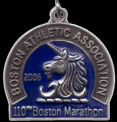 Finisher Medaille 110. Boston Marathon 2006