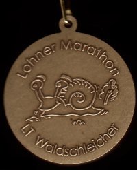 Finisher Medaille 4. Lohner Marathon