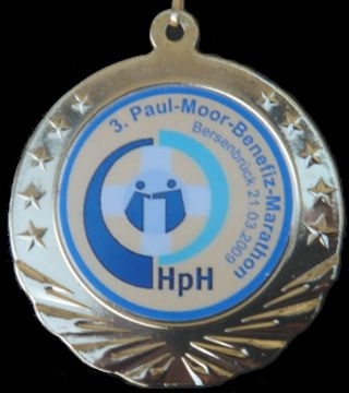 Finisher Medaille 3. Paul-Moor-Benefiz-Marathon 2009