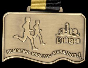 Finisher Medaille Hasetal-Loeningen Marathon