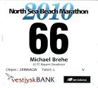 Startnummer North Sea Beach Marathon Hvide Sande 2010