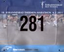 Startnummer 18. Bad Füssing Marathon 2011