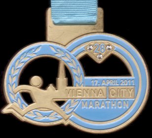 Finisher Medaille 28. Wien Marathon 2011