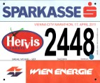 Startnummer 28. Wien Marathon 2011