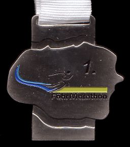 Finisher Medaille 1. Föhr Marathon 2012