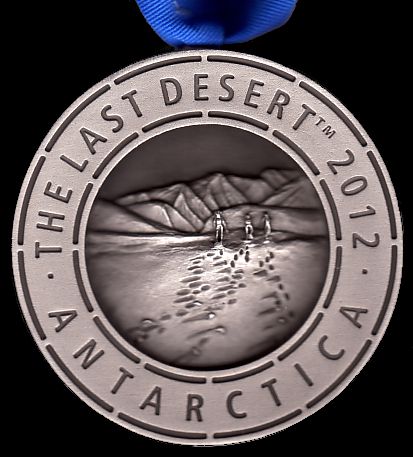 Finisher Medaille 5. rtp The Last Desert - Antarctica 2012