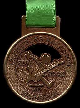 12. Freiburg Marathon 2015 - Finisher Medaille
