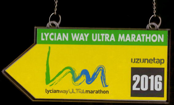 5. Lycian Way Ultramarathon - Finisher Medaille