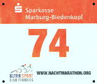 Startnummer 25. 50km Lahntallauf Marburg 2017