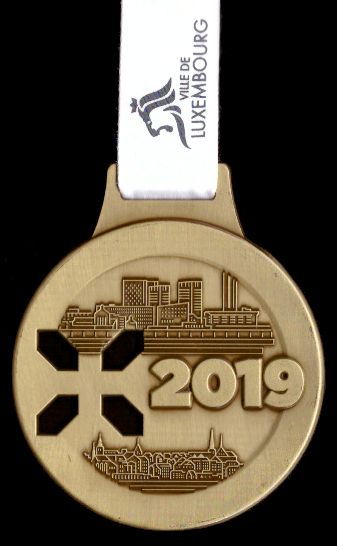 Luxemburg Marathon - Finisher Medaille