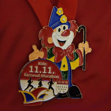 5. Karneval-Marathon 2021 - Finisher Medaille