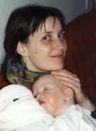 Dori mit der kleinen Frieda, 01/1998