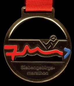 Finisher Medaille 10. Siebengebirgemarathon