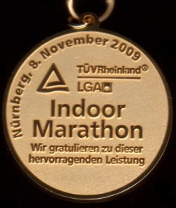 5. LGA Indoor Marathon in Nürnberg 2009