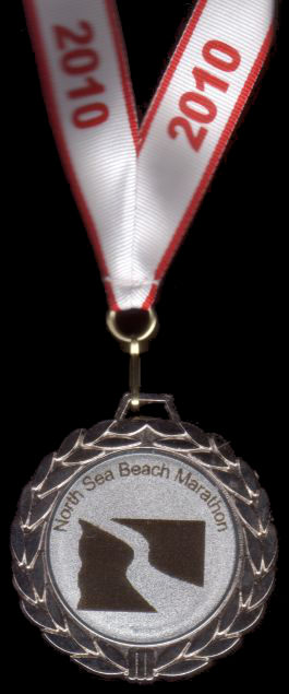 Finisher Medaille 11. North Sea Beach Marathon Hvide Sande 2010