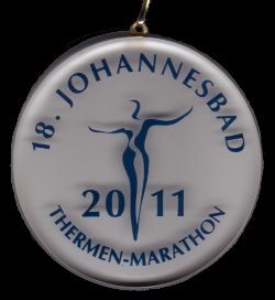 Finisher Medaille 18. Bad Füssing Marathon 2011