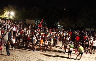 vor dem Start des 29. Spartathlon 2011