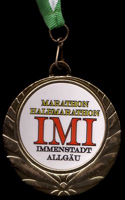 Finisher Medaille 22. Illermarathon Immenstadt 2012