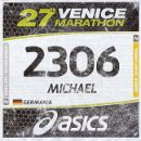 Startnummer 27. Venedig Marathon 2012