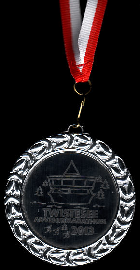 Finisher Medaille Twistesee Adventsmarathon 2013