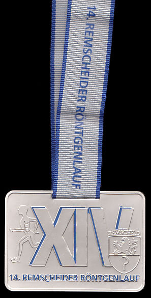Finisher Medaille 14.	Röntgenlauf, Remscheid 2014
