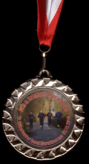 17. Billerhuder Insel Marathon 2014 - Finisher Medaille