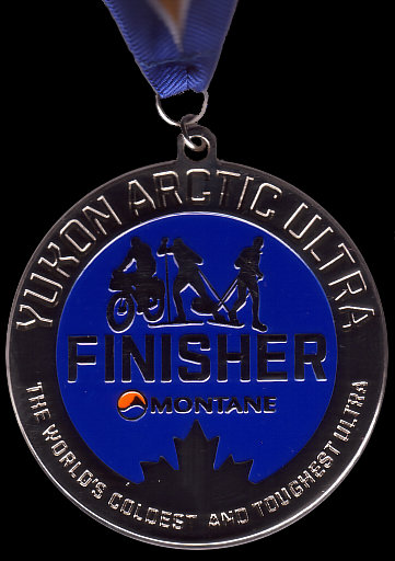 Finisher Medaille 12. Yukon Arctic Ultra (YAU) 2015