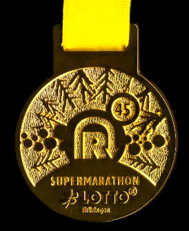 Finisher Medaille 45. GutsMuths Rennsteiglauf 2017