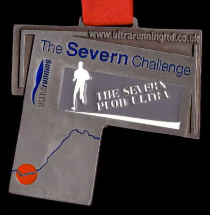 Finisher Medaille The Severn Plod Ultra 2018