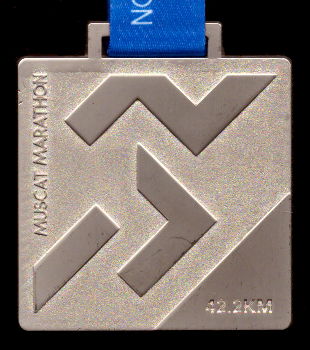 Muscat Marathon - Finisher Medaille