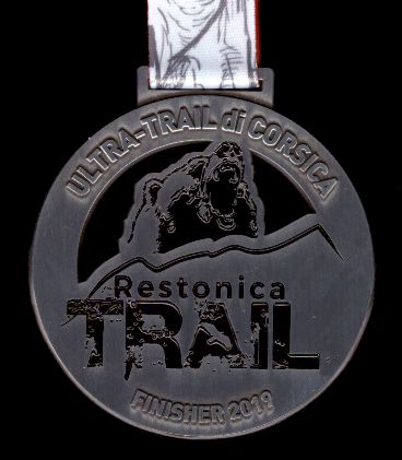 9. korsika Marathon - Finisher Medaille
