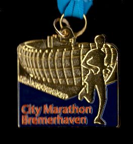 16. Sparda-Bank Bremerhaven Marathon 2020 - Finisher Medaille