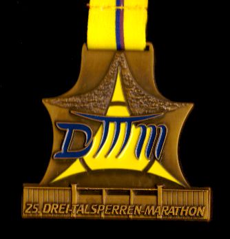 25. Drei-Talsperren-Marathon Marathon, Eibenstock 2020 - Finisher Medaille