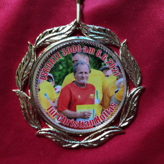 Eskorte 3000 Marathon 2021 - Finisher Medaille