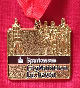 15. Cuxhaven Marathon 2021 - Finisher Medaille
