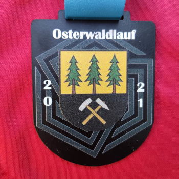10. Osterwaldlauf 2021 - Finisher Medaille