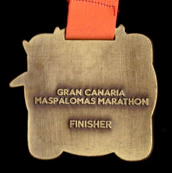 1. Gran Canaria Maspalomas Marathon 2021 - Finisher Medaille