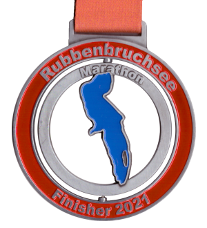 8. Rubbenbruchsee Marathon (RuM) - Finisher Medaille