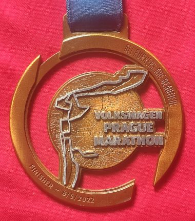 Prag Marathon 2022 - Finisher Medaille