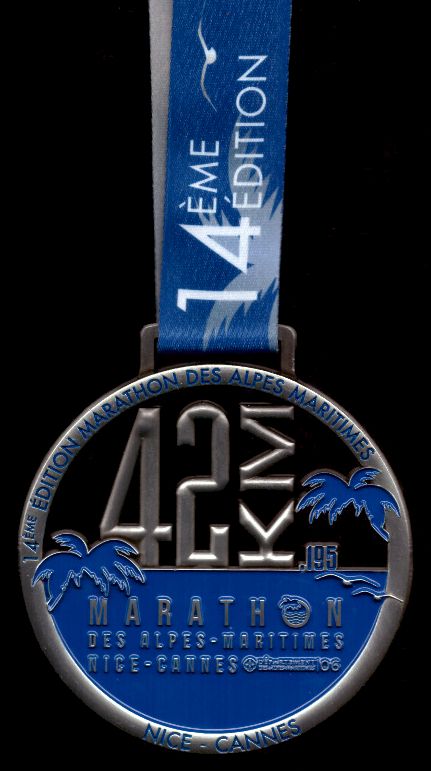 14. Marathon des Alpes Maritimes 2022 - Finisher Medaille