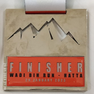 Hatta Marathon 2023 - Finisher Medaille