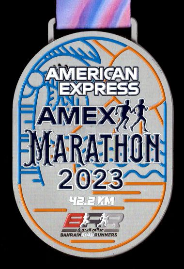 Bahrain Marathon 2023 - Finisher Medaille