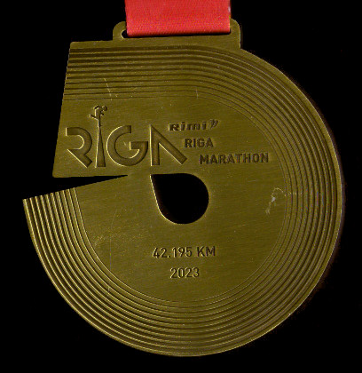 4. Riga Marathon 2023 - Finisher Medaille