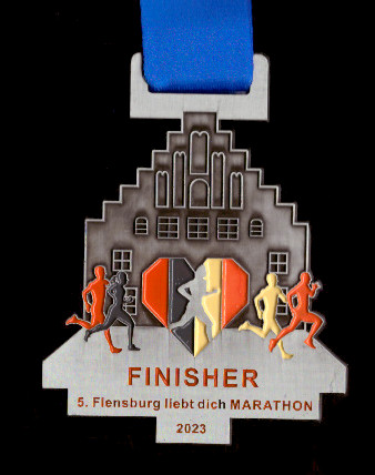 5. Flensburg Marathon 2023 - Finisher Medaille