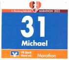 Startnummer 5. Flensburg Marathon 2023