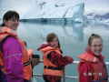 Islandbild - Bootsfahrt auf dem Gletschersee