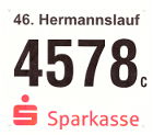 Startnummer 46. Hermannslauf Startnummer 46. Hermannslauf